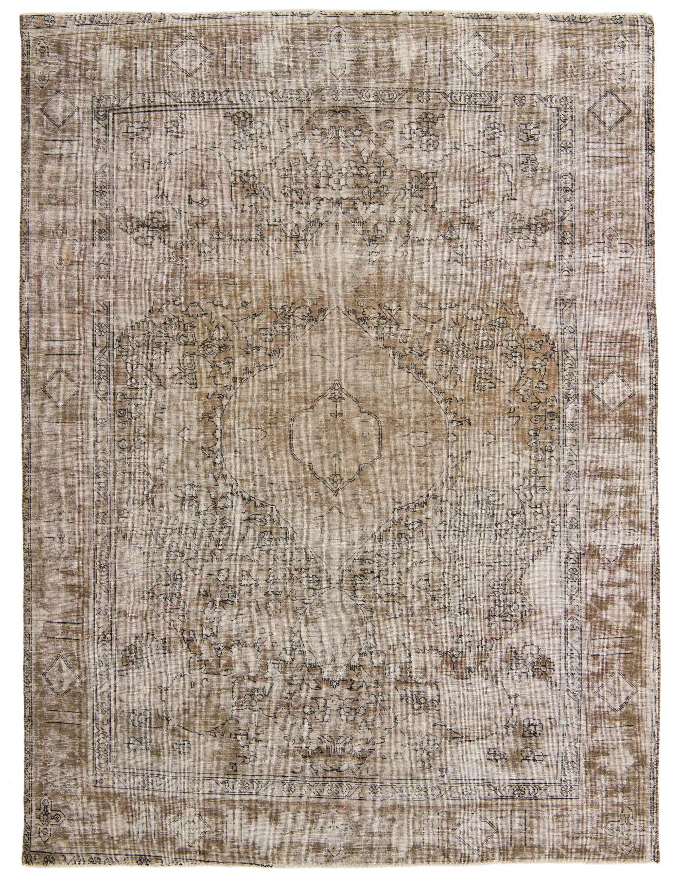 Primary image 6' 4 x 9' 4  Hand Knotted Ultra Vintage Persian Wool Rug