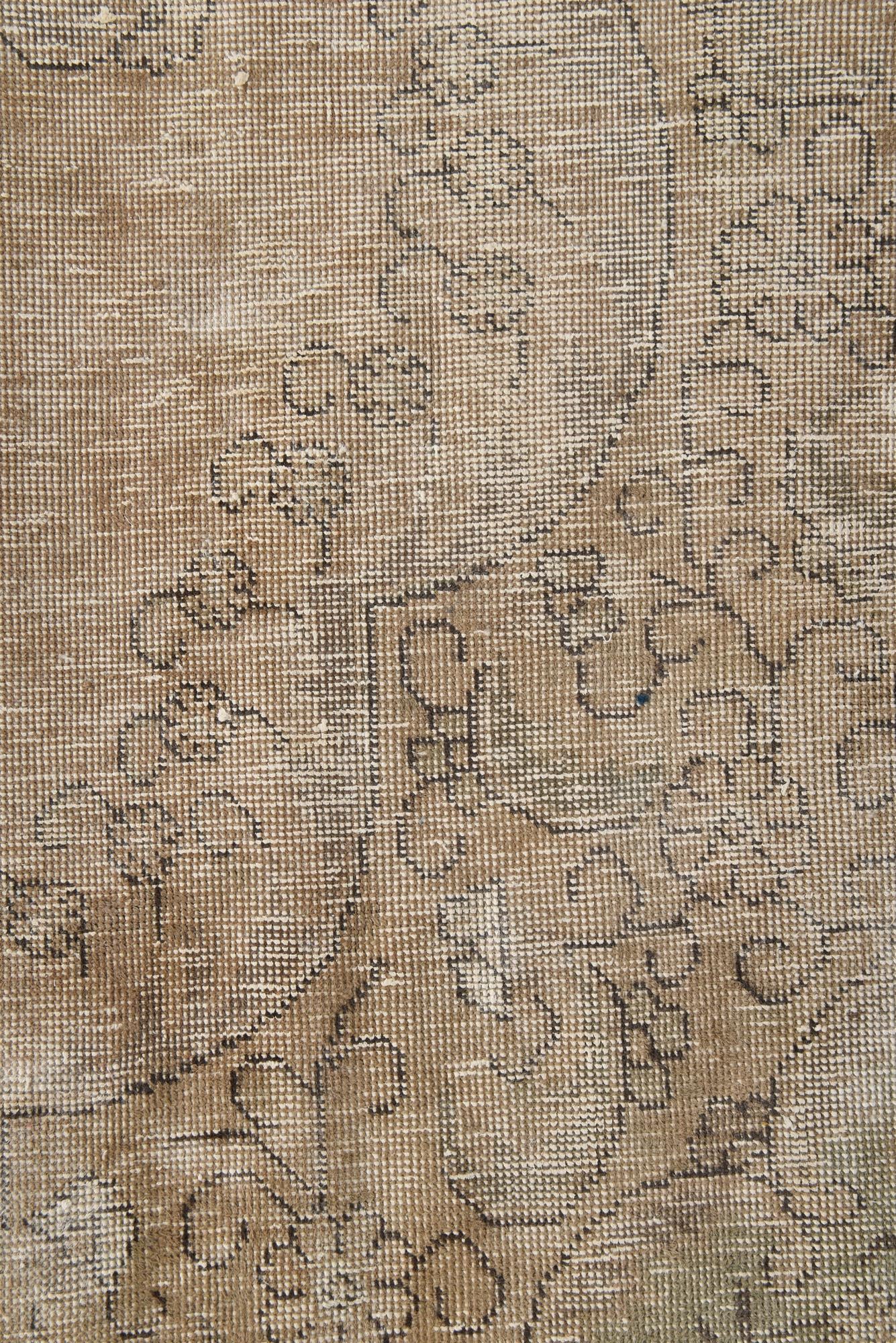 9' 8 x 12' Hand Knotted Ultra Vintage Persian Wool Rug
