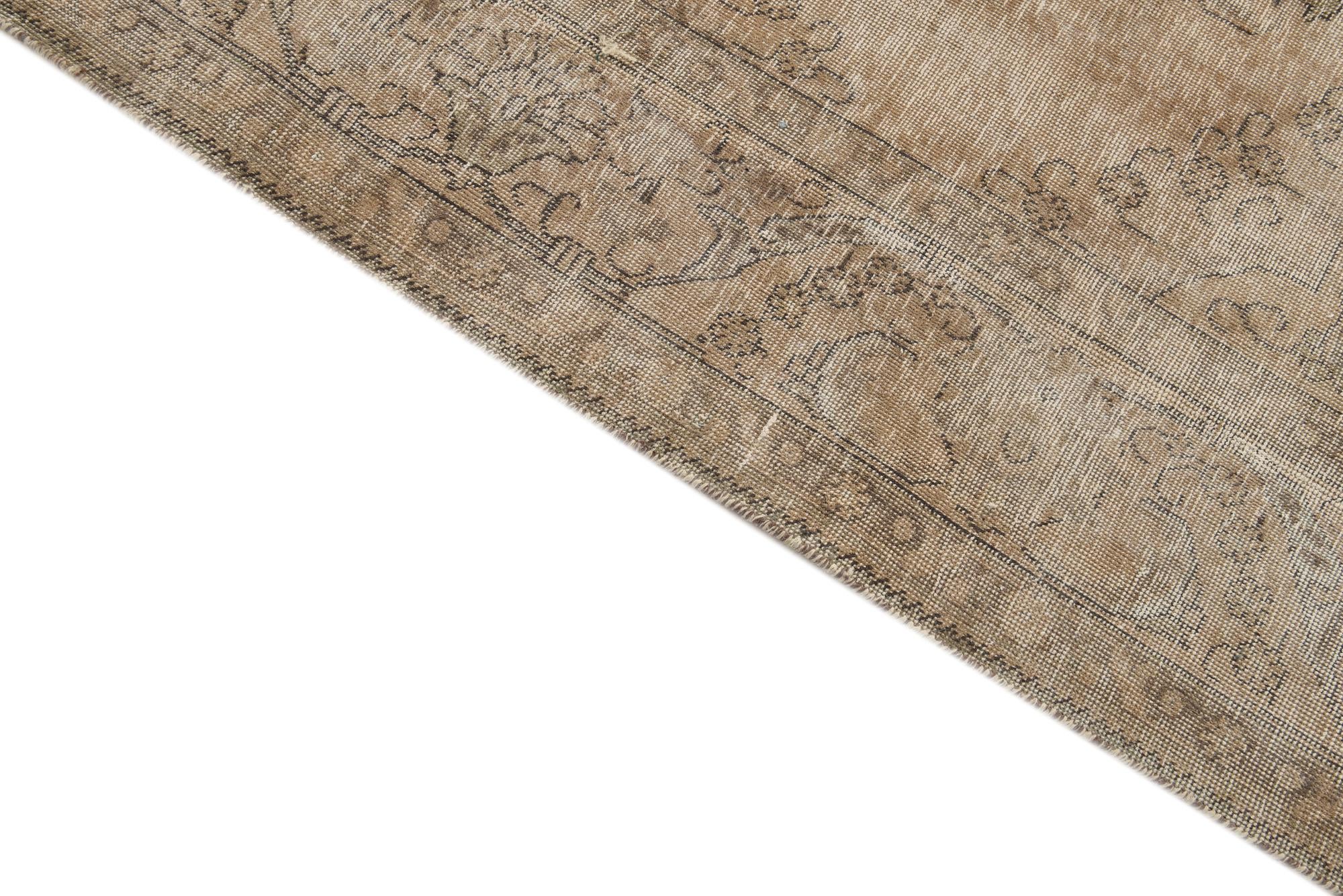 9' 8 x 12' Hand Knotted Ultra Vintage Persian Wool Rug