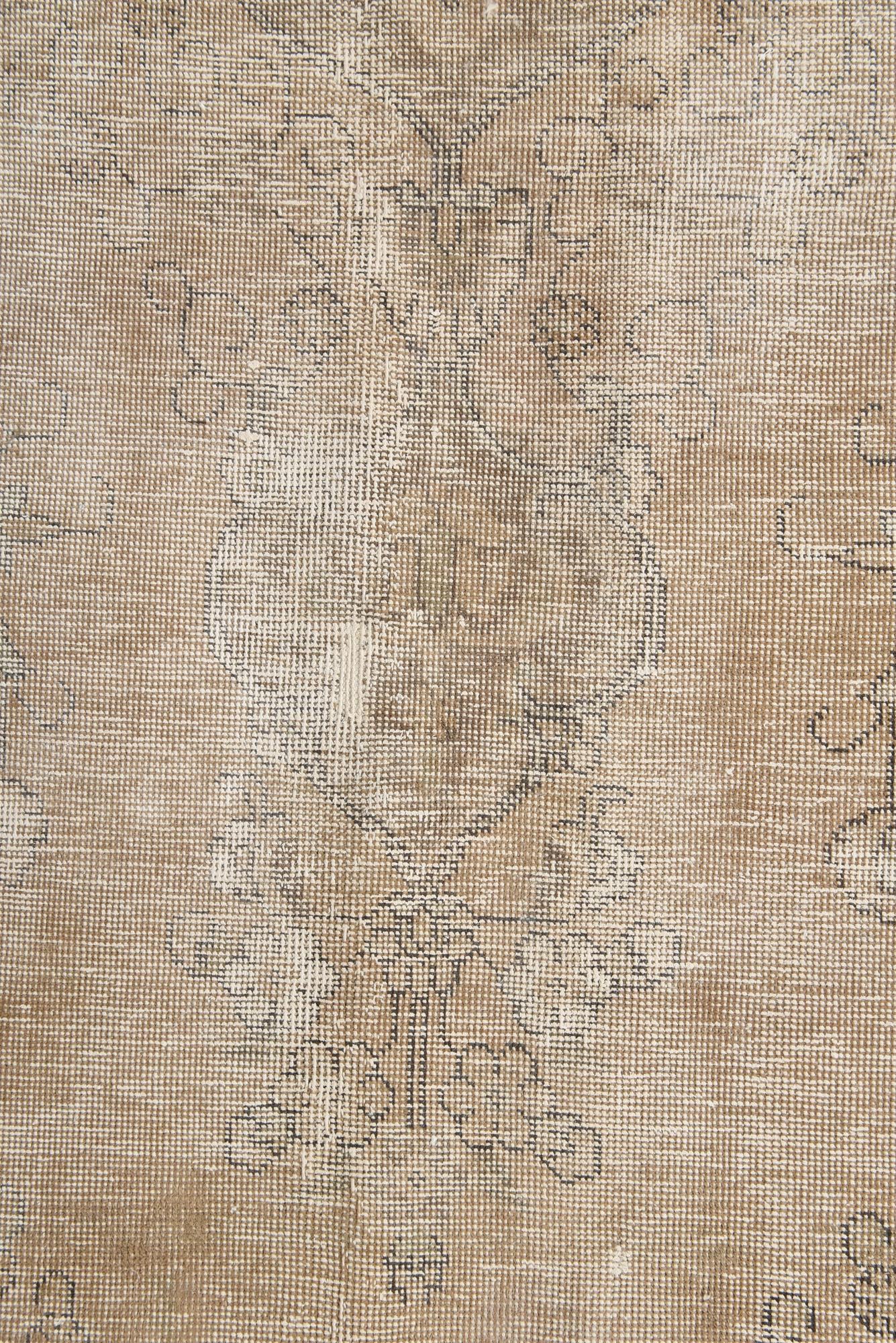 9' 8 x 12' Hand Knotted Ultra Vintage Persian Wool Rug