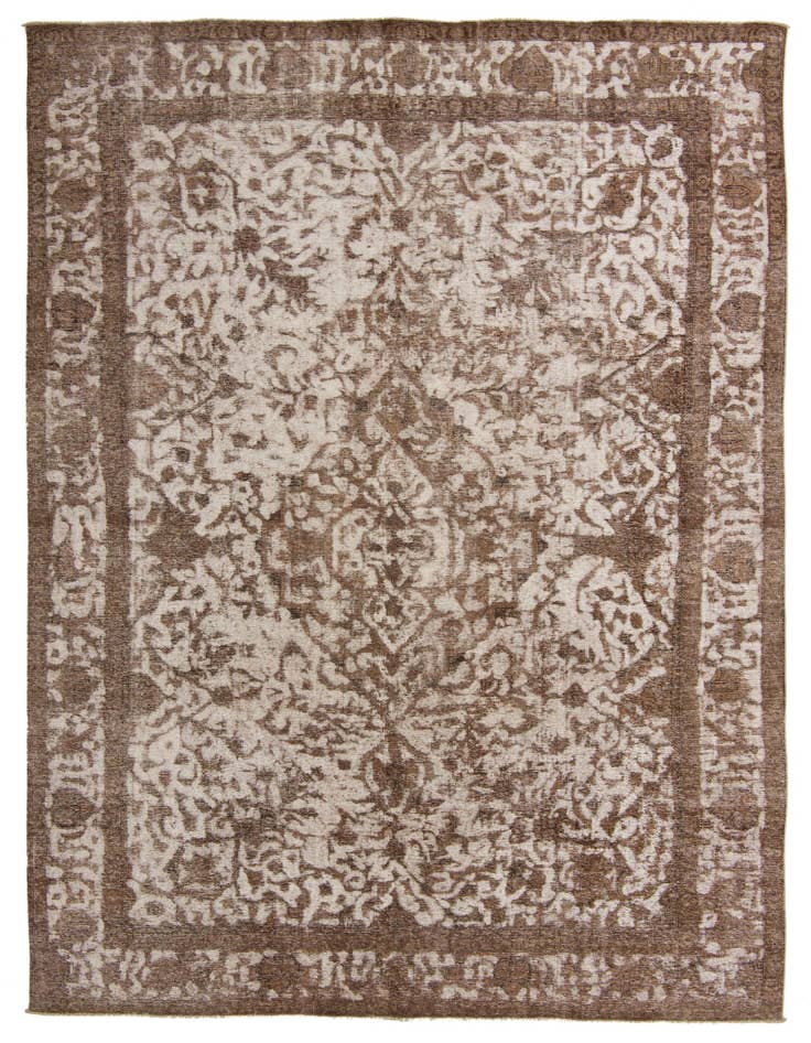 Detail image of 8' 8 x 12' 2 Hand Knotted Ultra Vintage Persian Wool Rug