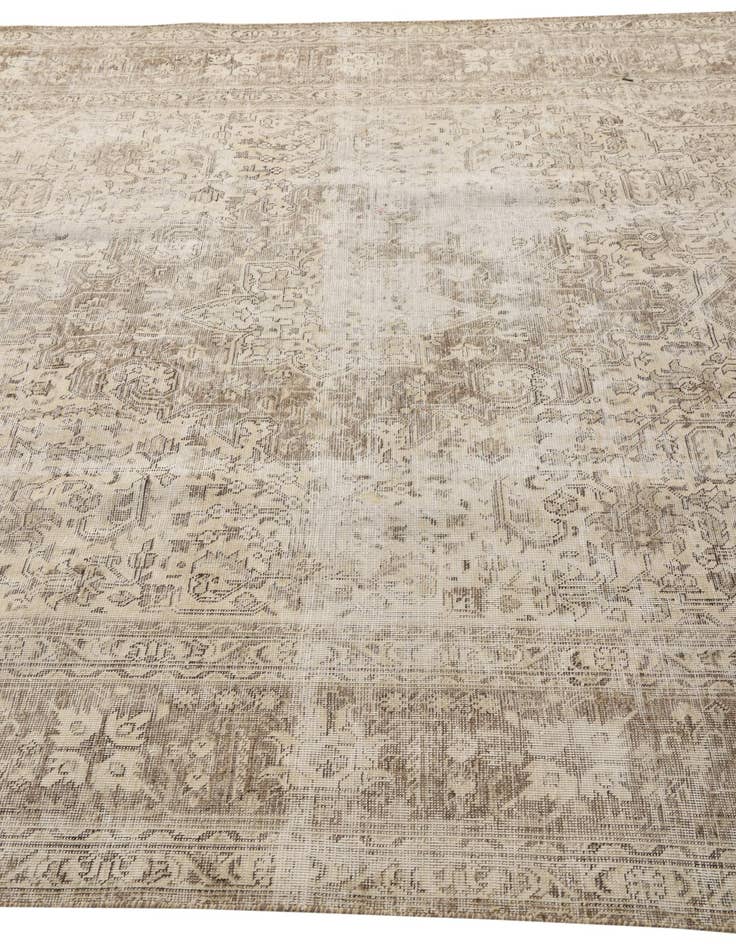 Detail image of 6' 5 x 9' 3 Hand Knotted Ultra Vintage Persian Wool Rug