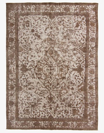 8' 8 x 12' 2 Hand Knotted Ultra Vintage Persian Wool Rug