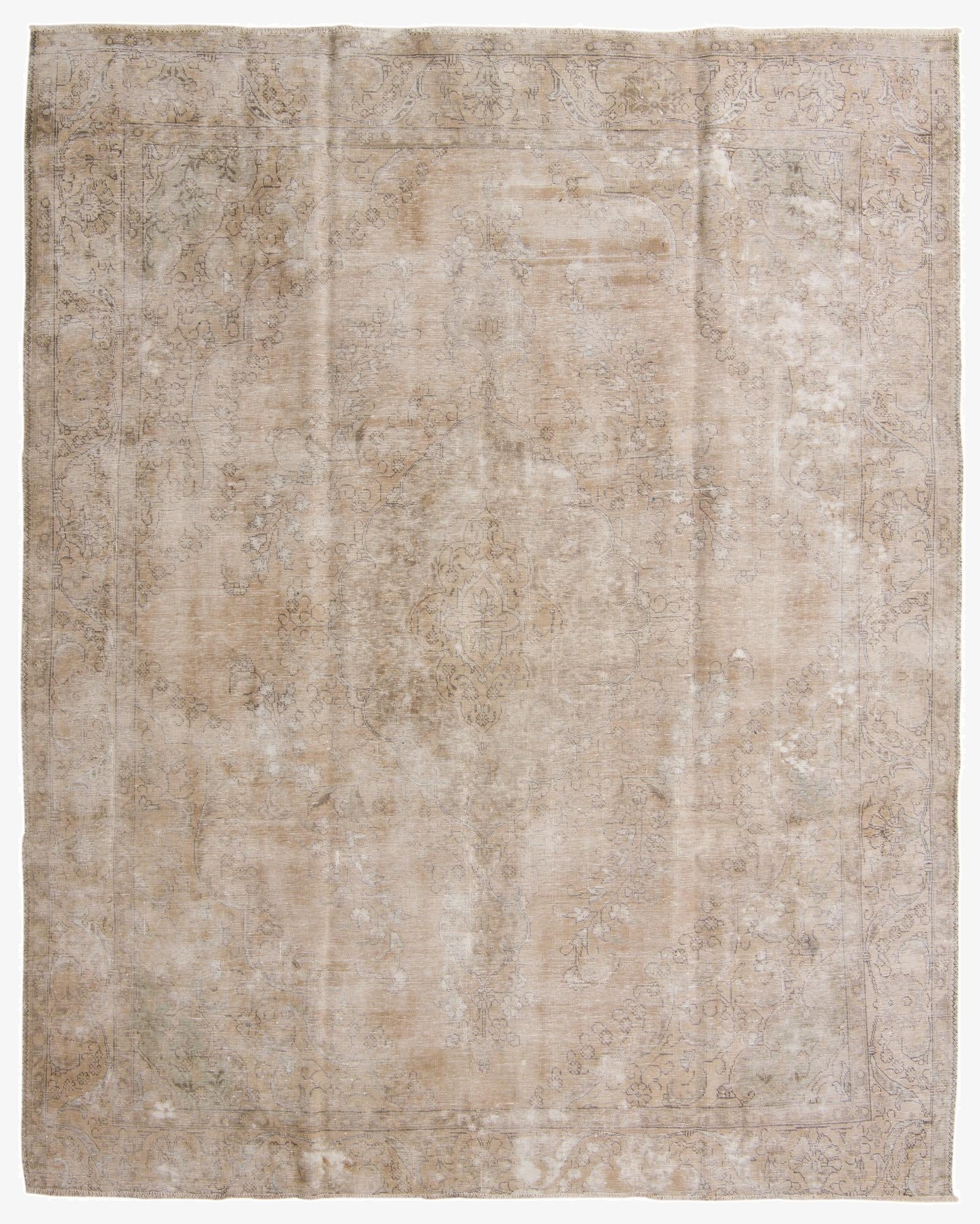 9' 8 x 12'  Hand Knotted Ultra Vintage Persian Wool Rug