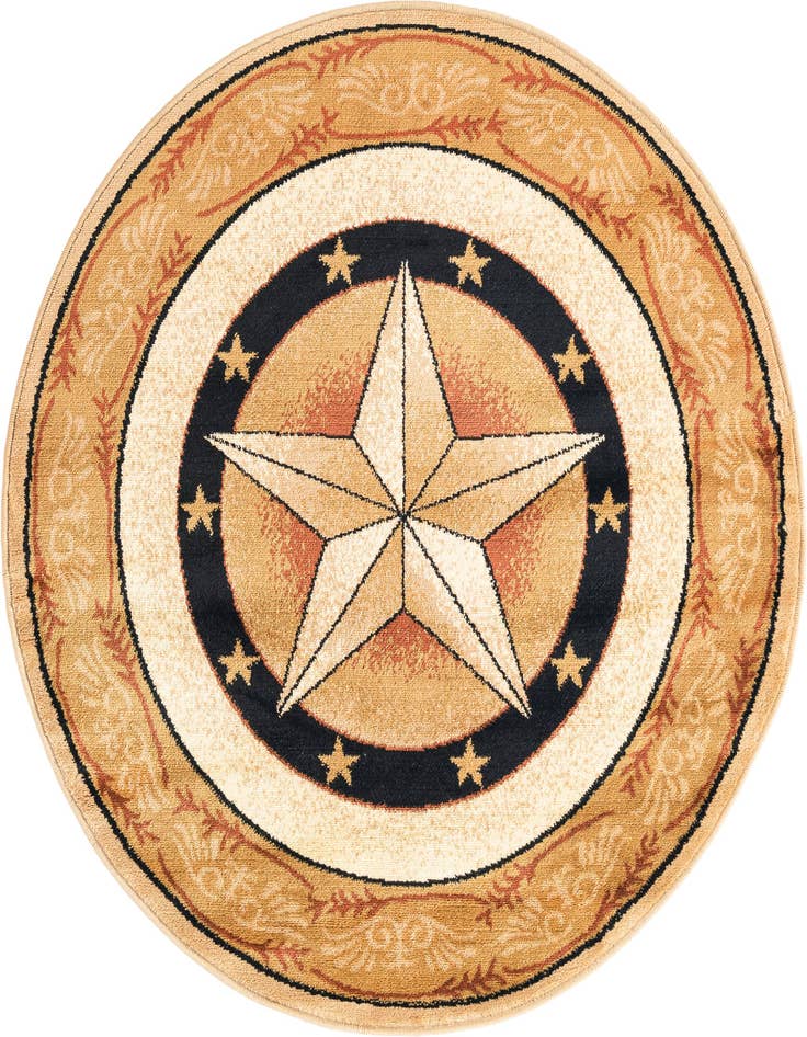 Detail image of 4' x 4' Pioneer Round Rug