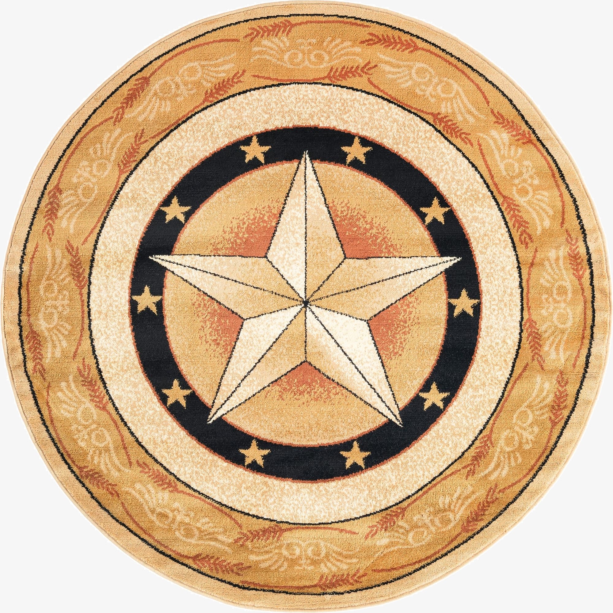 5' 3 x 5' 3 Pioneer Round Rug