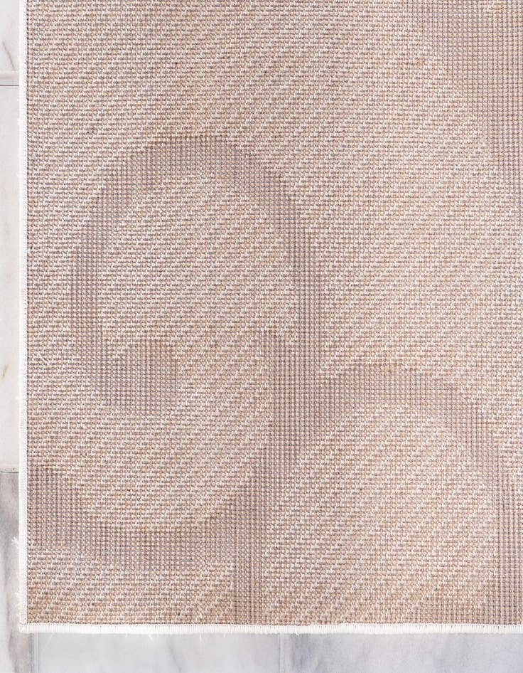 Detail image of 2' 7 x 10' Floral Shag Runner Rug