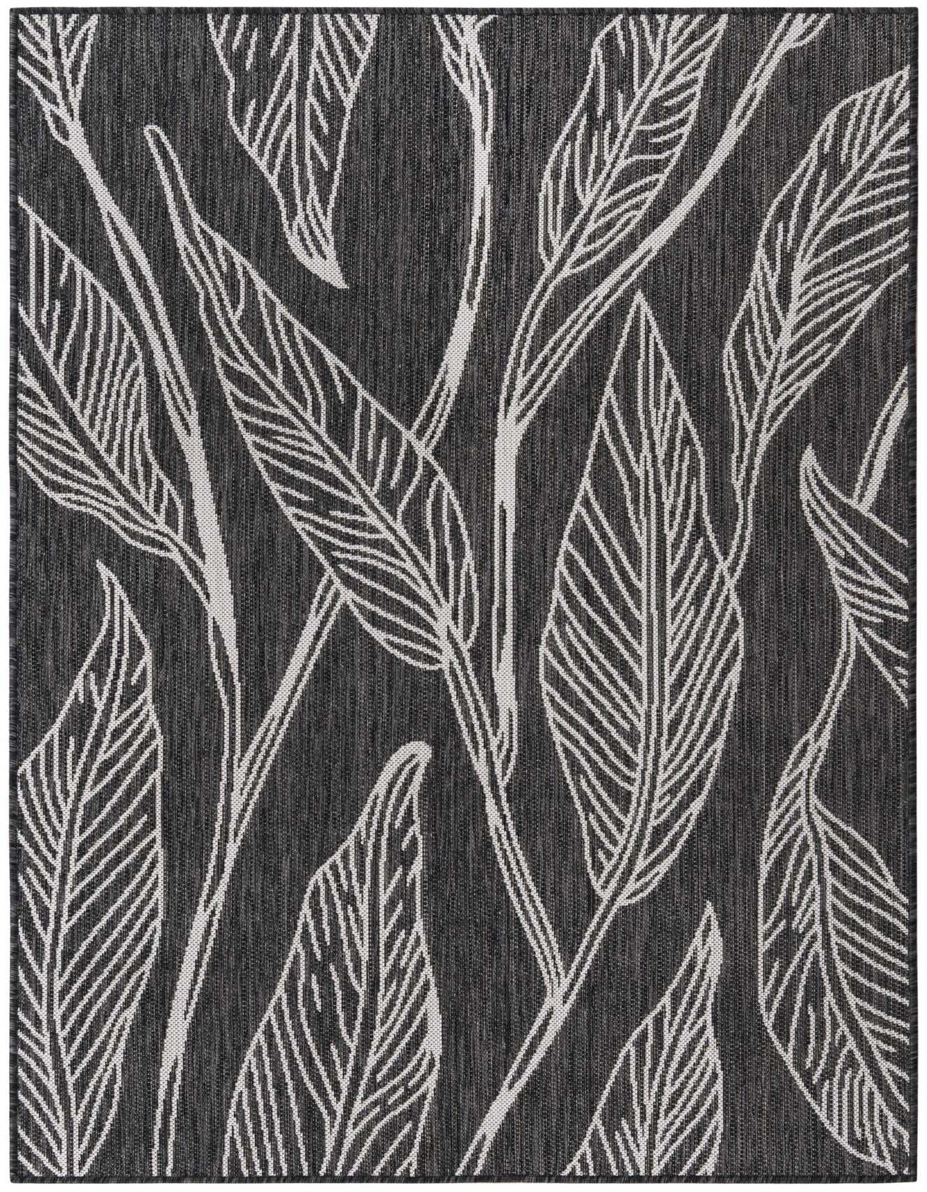 4' x 6' Easy-Clean Botanical Indoor / Outdoor Rug