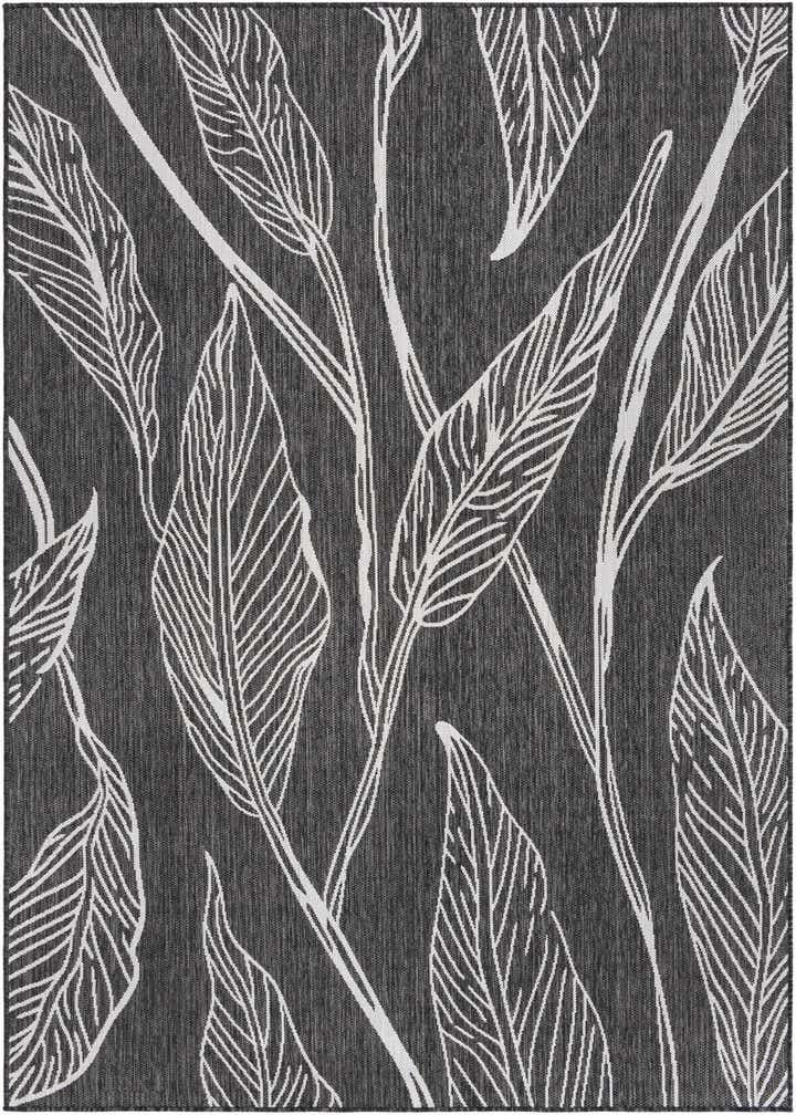 6' x 9' Easy-Clean Botanical Indoor / Outdoor Rug