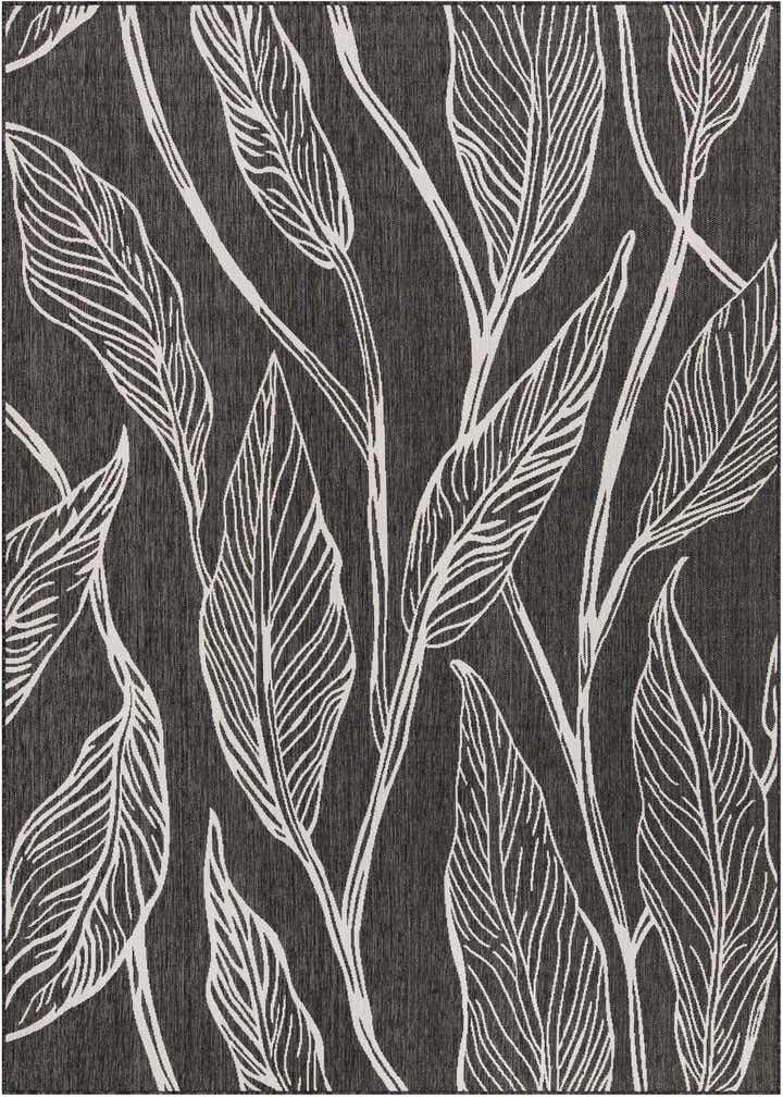 7' 10 x 11' Easy-Clean Botanical Indoor / Outdoor Rug