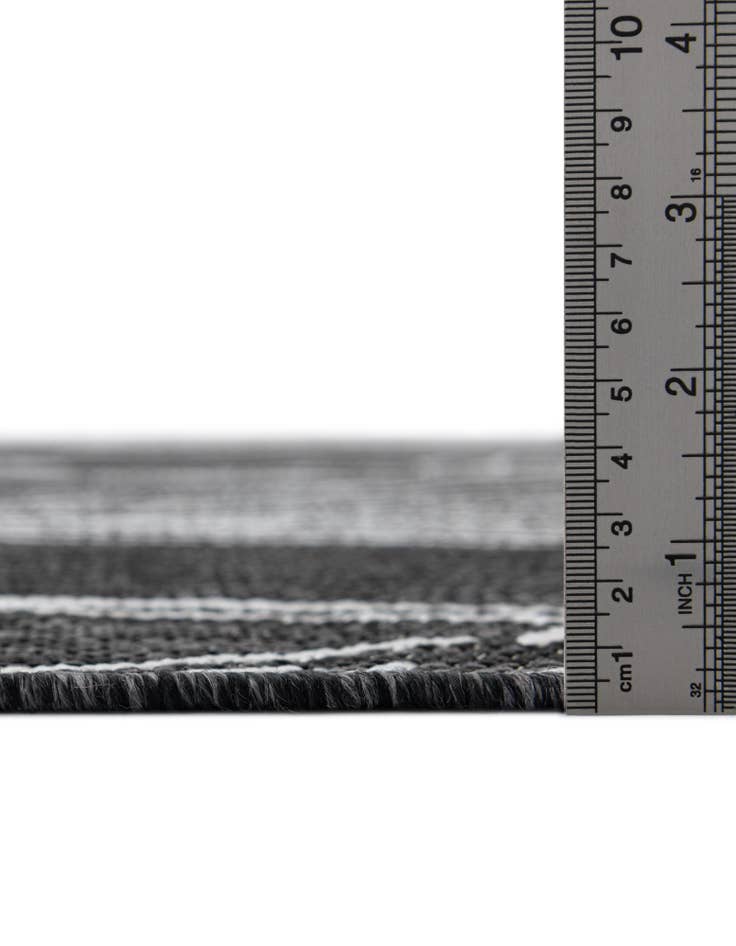 Detail image of 10' 8 x 10' 8 Easy-Clean Botanical Indoor / Outdoor Square Rug
