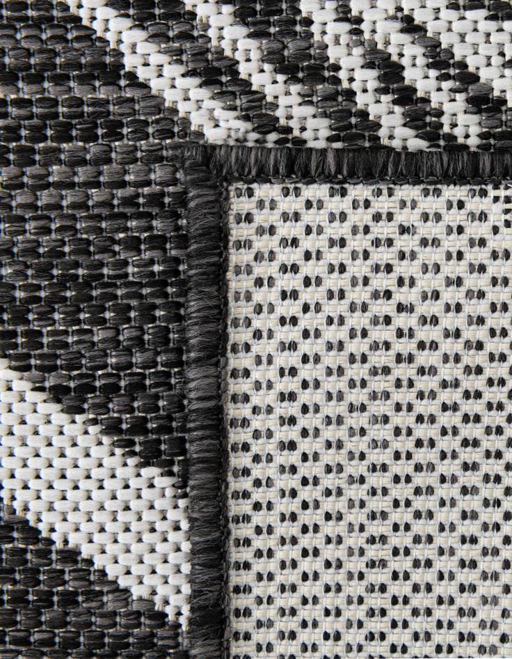 Detail image of 10' 8 x 10' 8 Easy-Clean Botanical Indoor / Outdoor Square Rug
