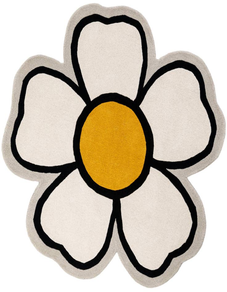 Detail image of 5' 1 x 5' 1 Playtime Kids Wool Freeform Rug