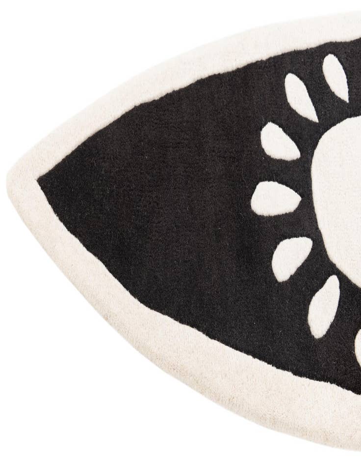 Detail image of 2' x 8' 9 SurfBoard Wool Freeform Rug