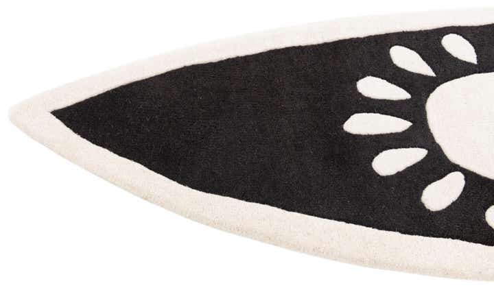 2' x 8' 9 SurfBoard Wool Freeform Rug