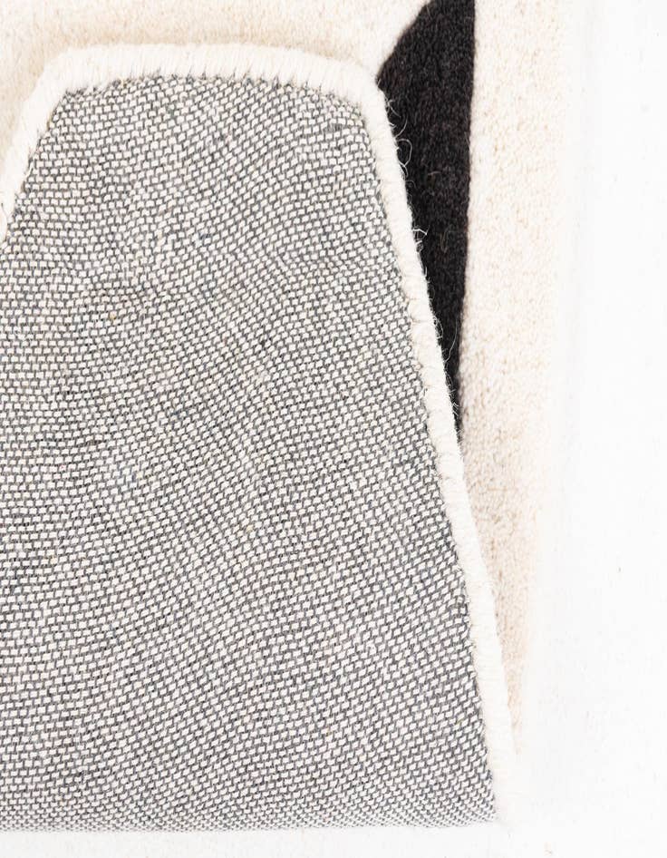 Detail image of 2' x 8' 9 SurfBoard Wool Freeform Rug