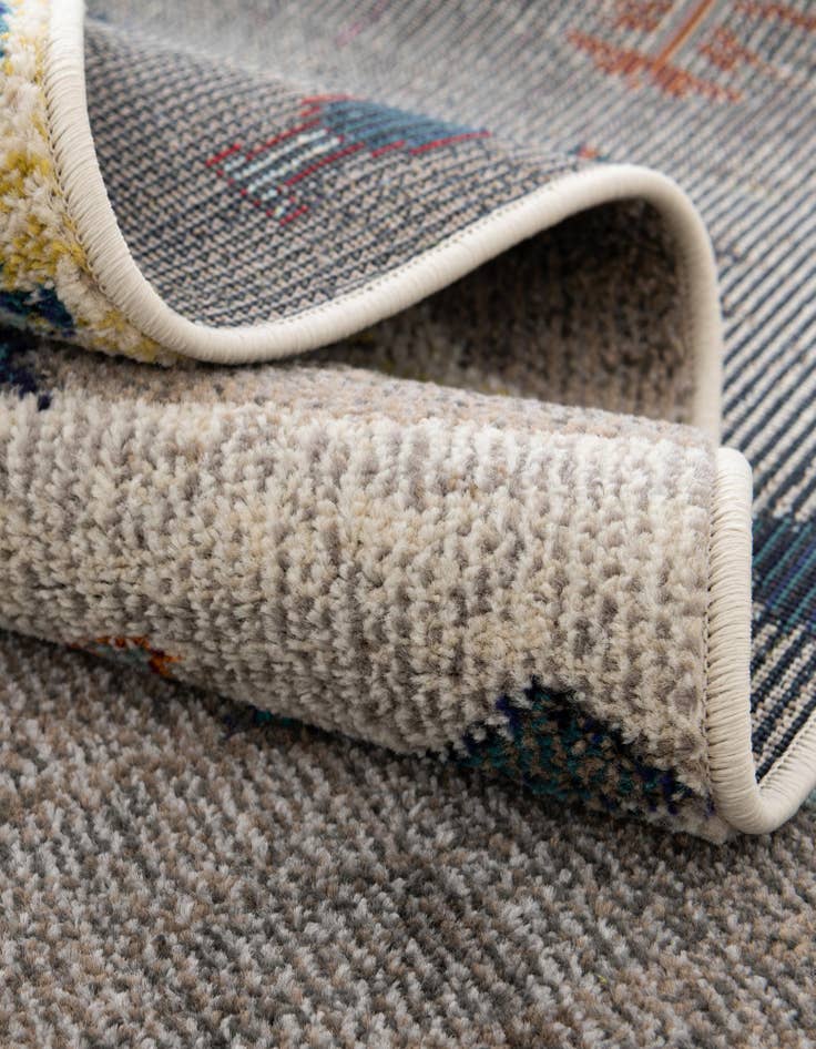 Detail image of 7' 10 x 10'  Washable Vivid Oval Rug