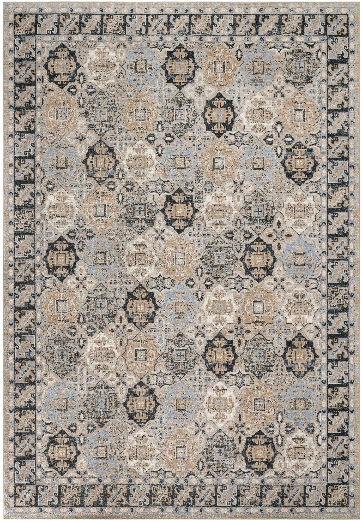 Rug Ivory Gray Blue Swatch link