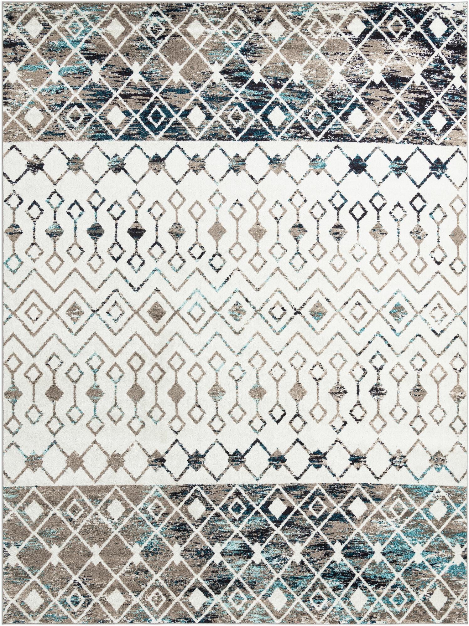 Rug Ivory Gray Blue Swatch link