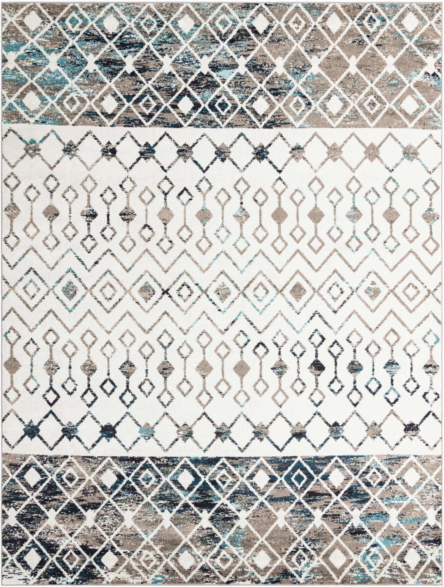 10' x 13' Moroccan Trellis Rug