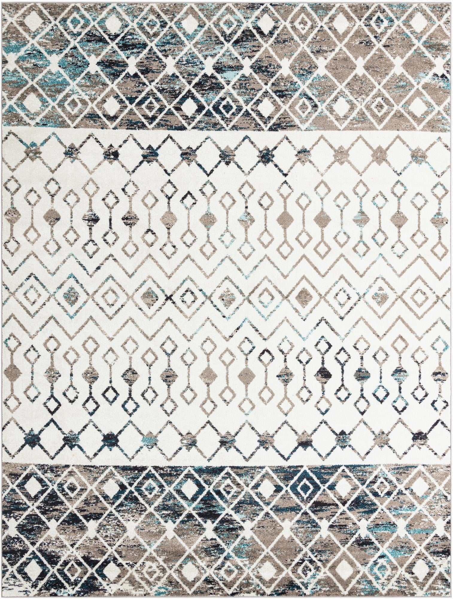 10' x 13' Moroccan Trellis Rug