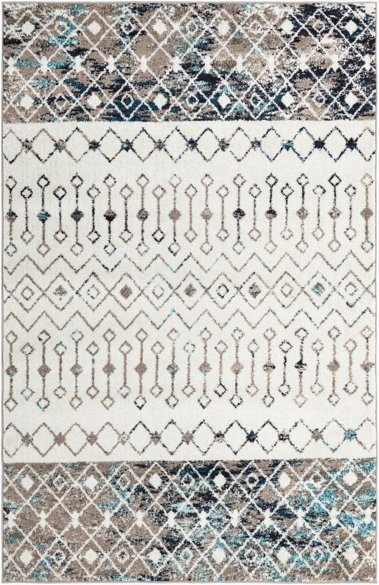 160cm x 245cm Moroccan Trellis Alfombra