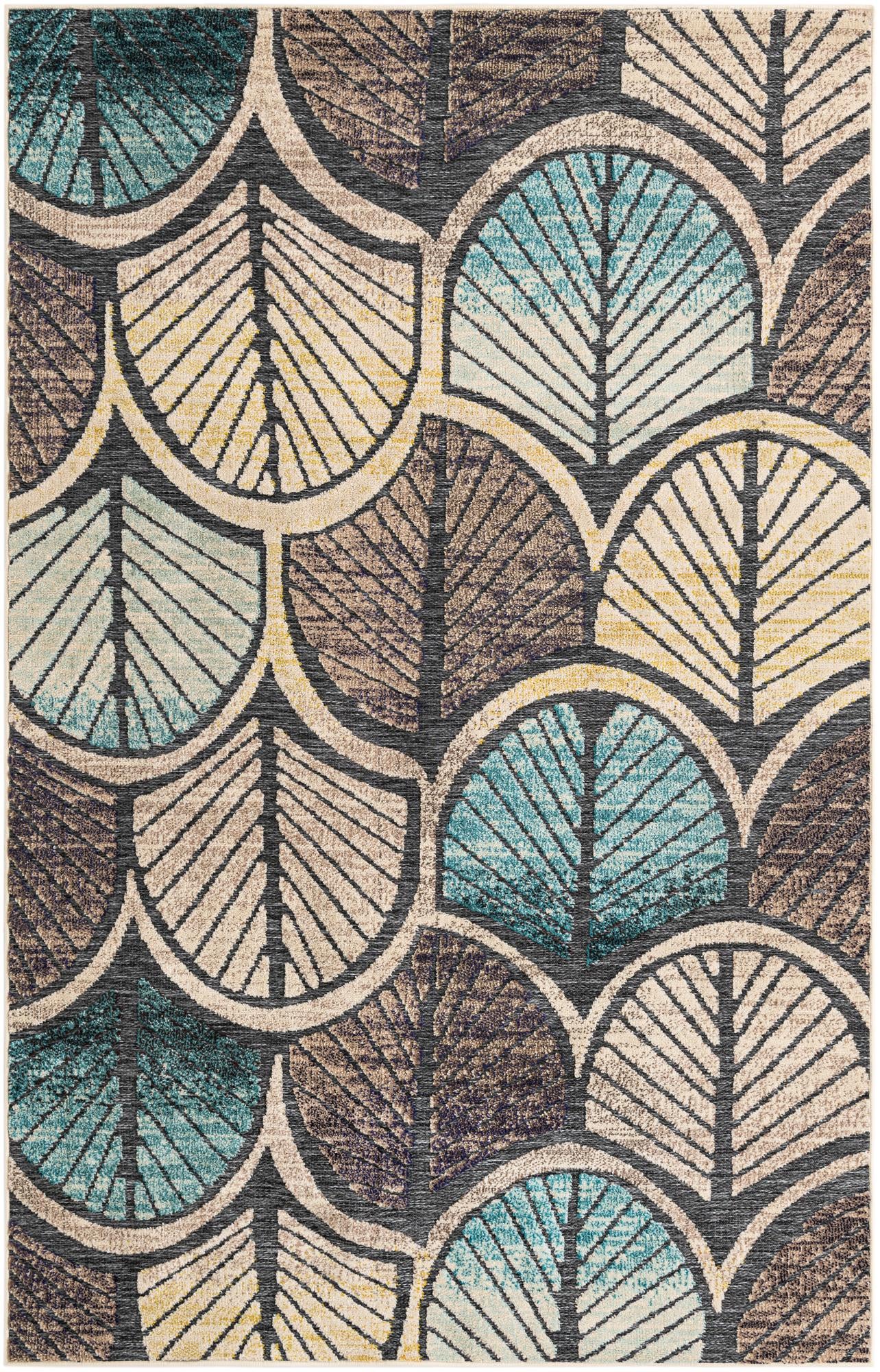 6' x 9' Easy-Clean Casablanca Indoor / Outdoor Rug