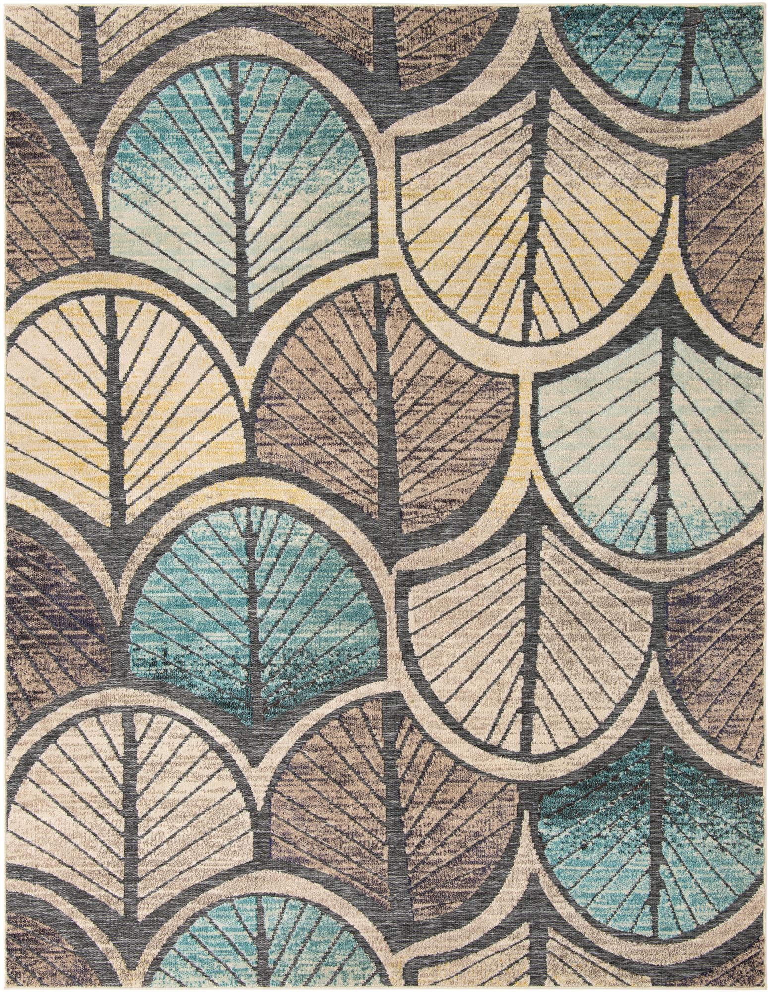 7' 10 x 10' Easy-Clean Casablanca Indoor / Outdoor Rug