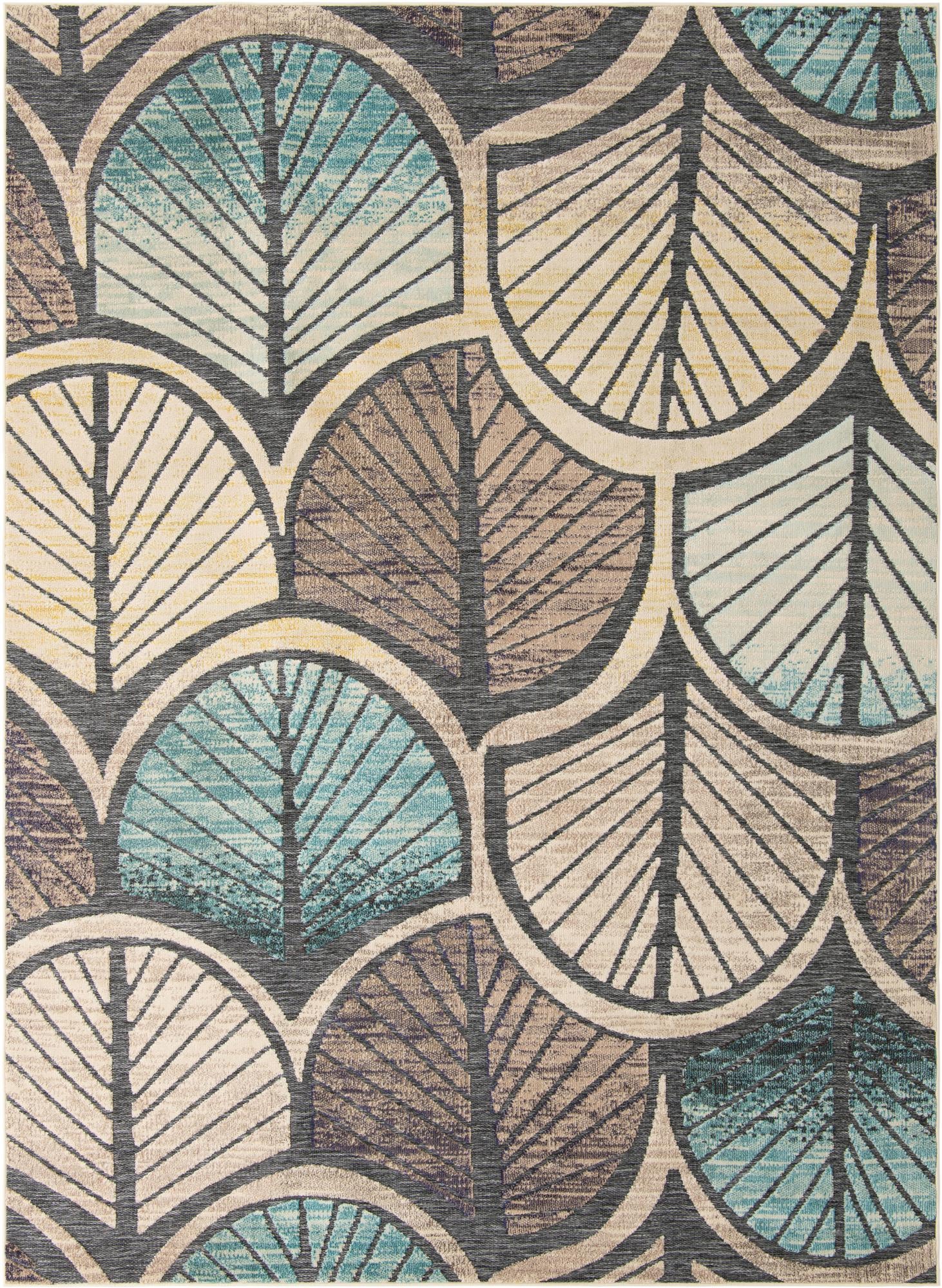 9' x 12' Easy-Clean Casablanca Indoor / Outdoor Rug