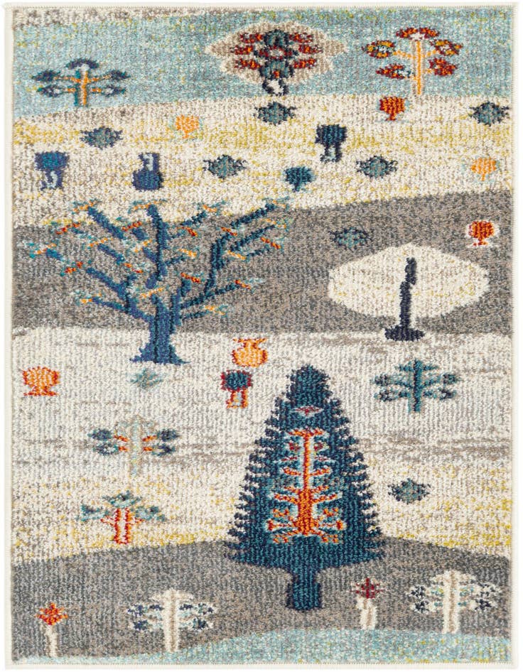 Detail image of 2' 2 x 3' Washable Vivid Rug