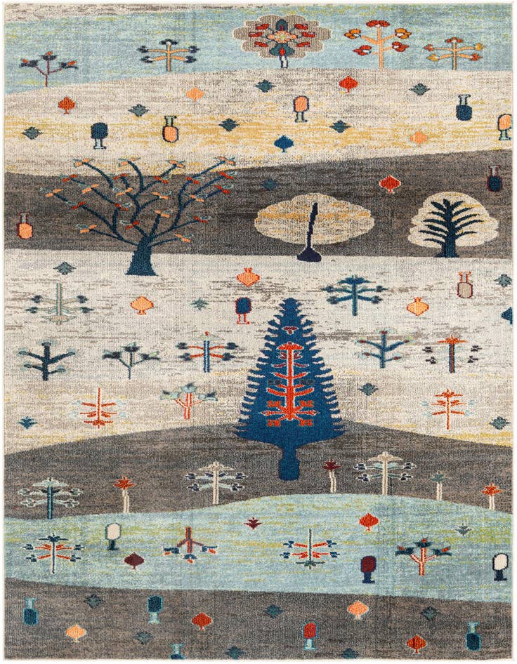 Detail image of 6' x 9' Washable Vivid Rug