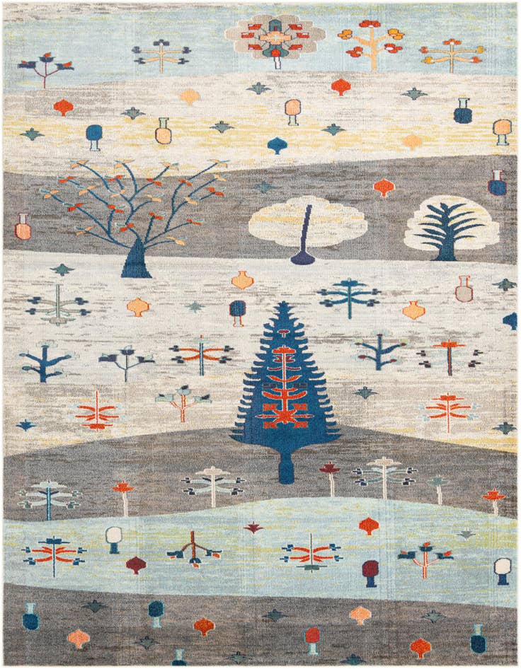 Detail image of 9' x 12' Washable Vivid Rug