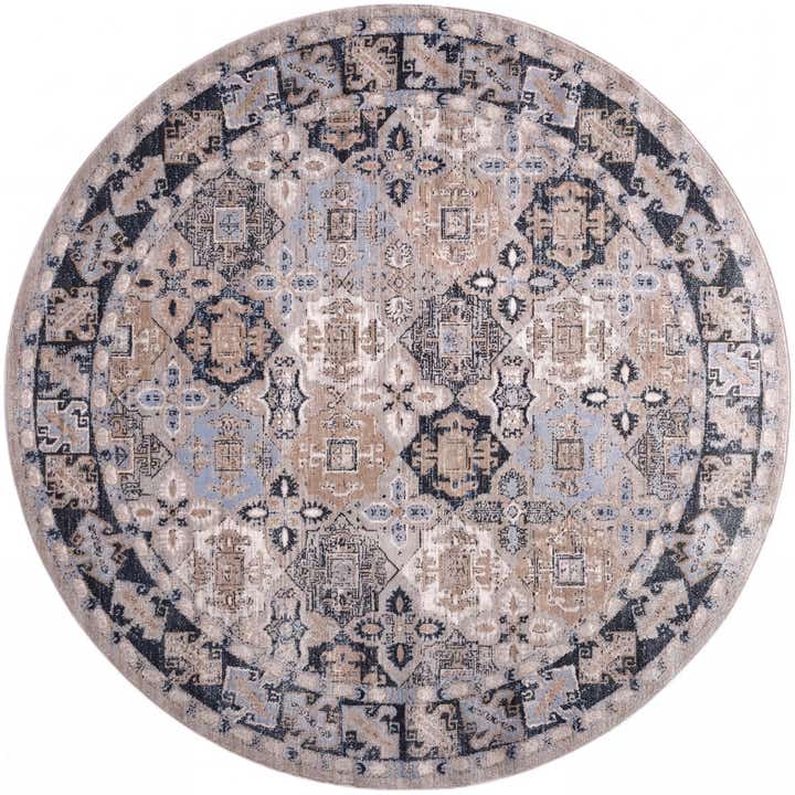 7' 10 x 7' 10 Kamala Washable Round Rug