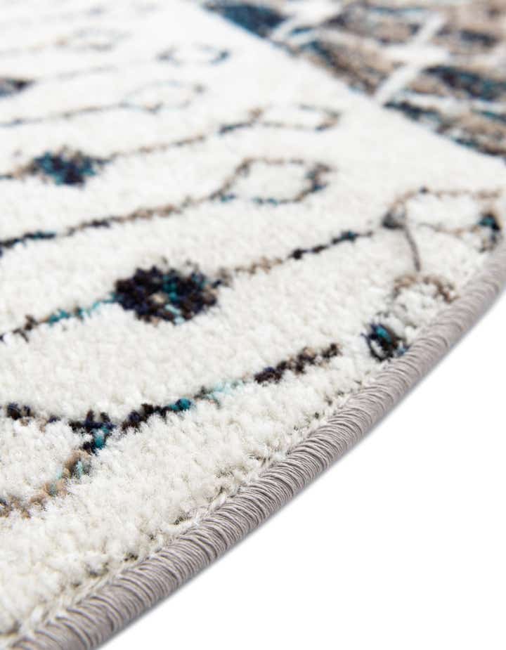 6' x 6' Moroccan Trellis Round Rug