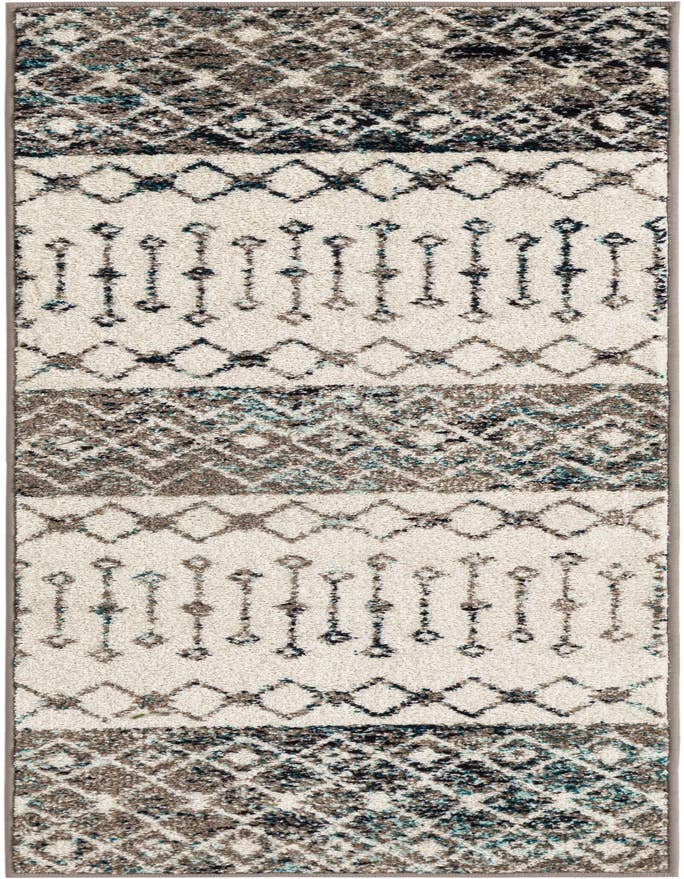 Detail image of 2' x 6' Moroccan Trellis Runner Rug