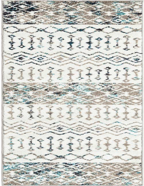 Detail image of 2' x 8' Moroccan Trellis Runner Rug