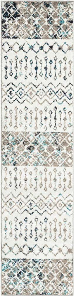 2' x 8' Moroccan Trellis Runner Rug
