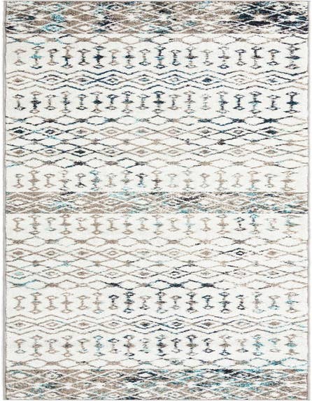 Detail image of 2' 7 x 12' Moroccan Trellis Runner Rug