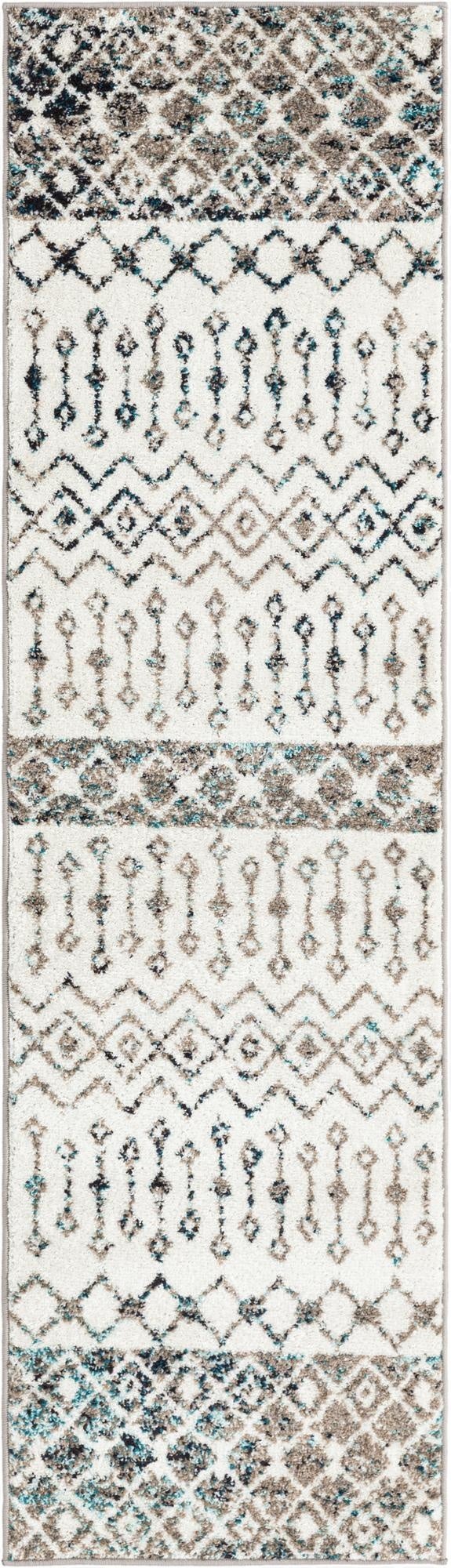 2' x 7' Moroccan Trellis Runner Rug