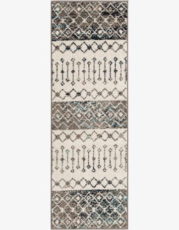 2' x 6' Moroccan Trellis Runner Rug