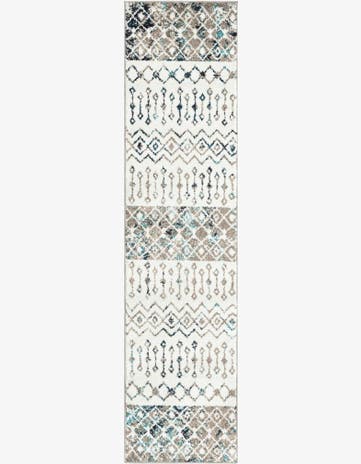 2' x 8' Moroccan Trellis Runner Rug