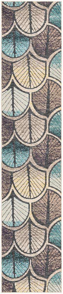 2' 7 x 12' Easy-Clean Casablanca Indoor / Outdoor Runner Rug