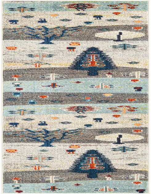 Detail image of 2' x 8' Washable Vivid Runner Rug