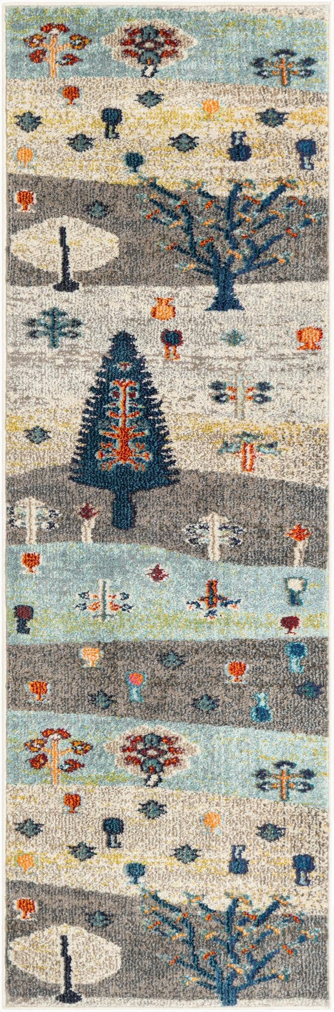 2' x 6'  Washable Vivid Runner Rug