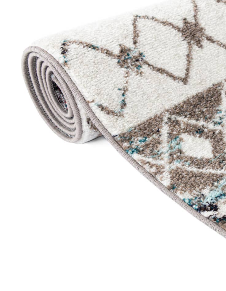 Detail image of 10' x 10' Moroccan Trellis Square Rug