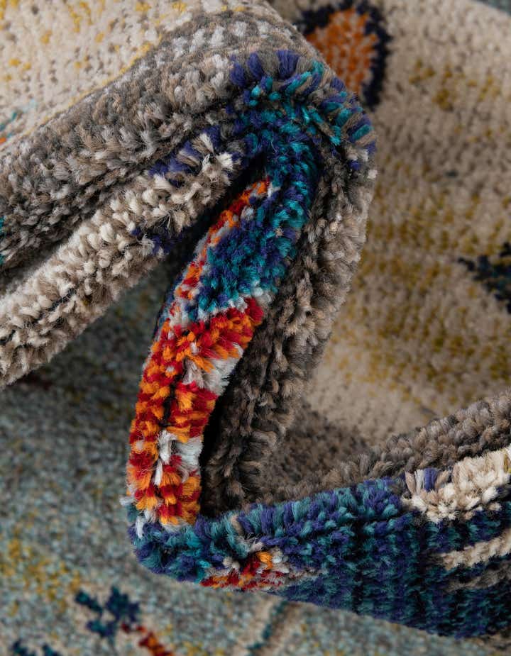 9' 10 x 9' 10 Washable Vivid Square Rug