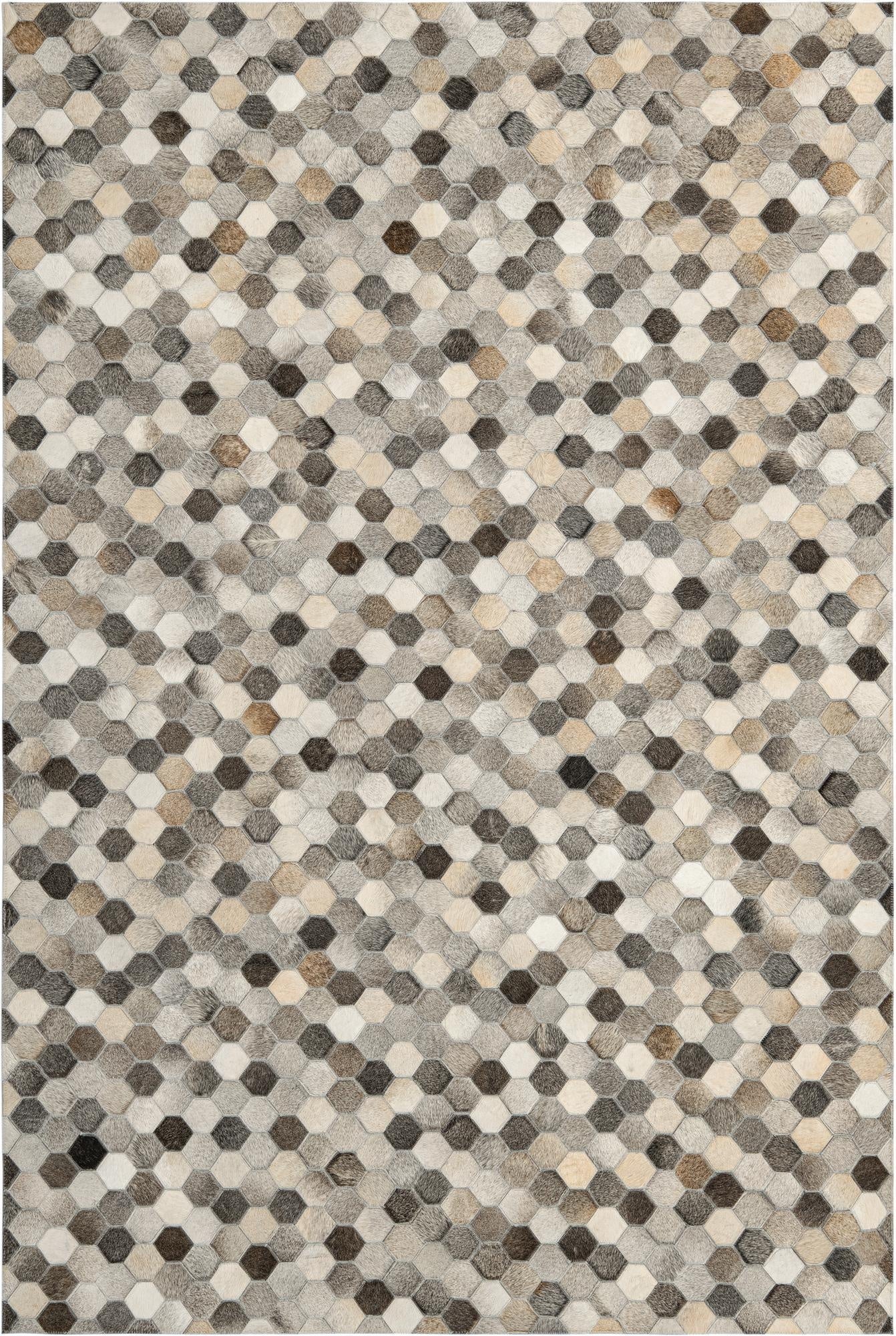 Primary image 6' 1 x 9' Cowhide Leather Rug