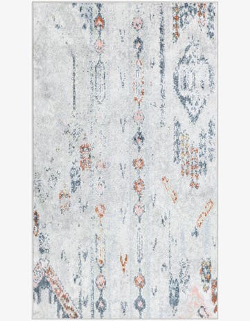 Ivory Gray Kamala Washable Rug