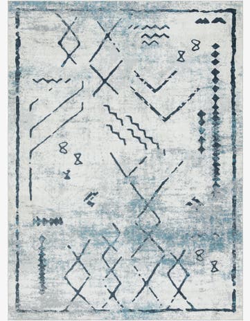 Ivory Gray Kamala Washable Rug