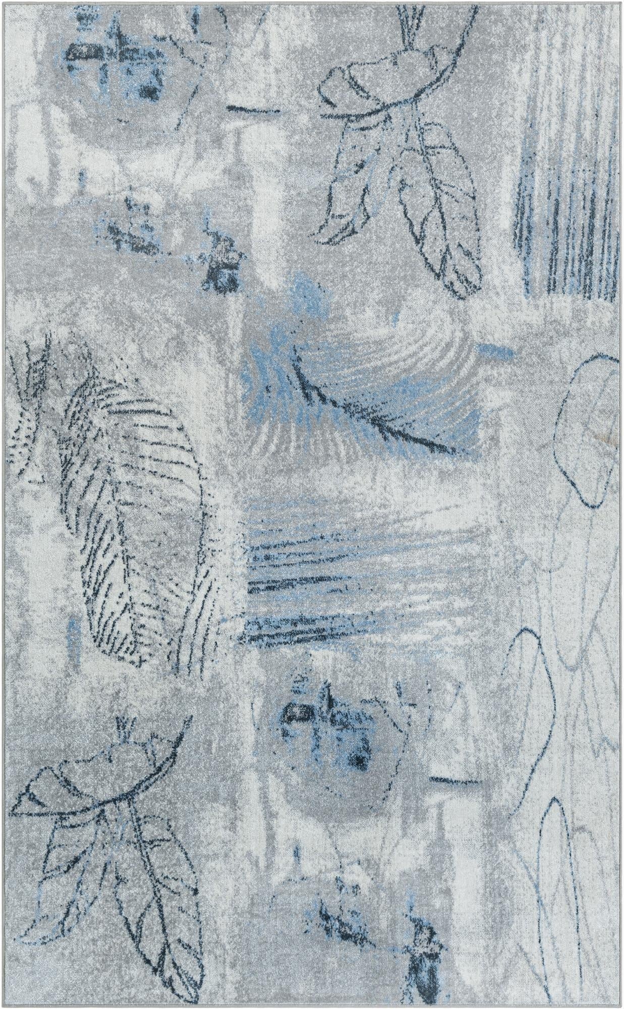 Primary image 5' 3 x 8' Kamala Washable Rug